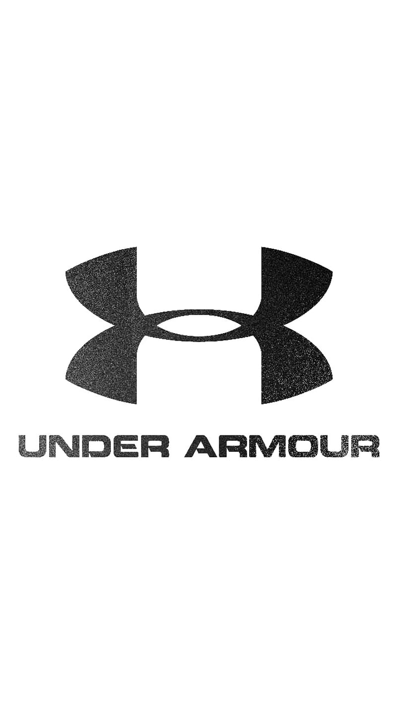 Under Armour , under armour, logo, white, black, HD phone wallpaper