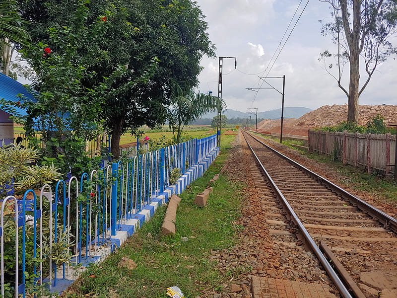 Railway track, 1080, andhra pradesh, araku, hill station, travel, u, HD wallpaper