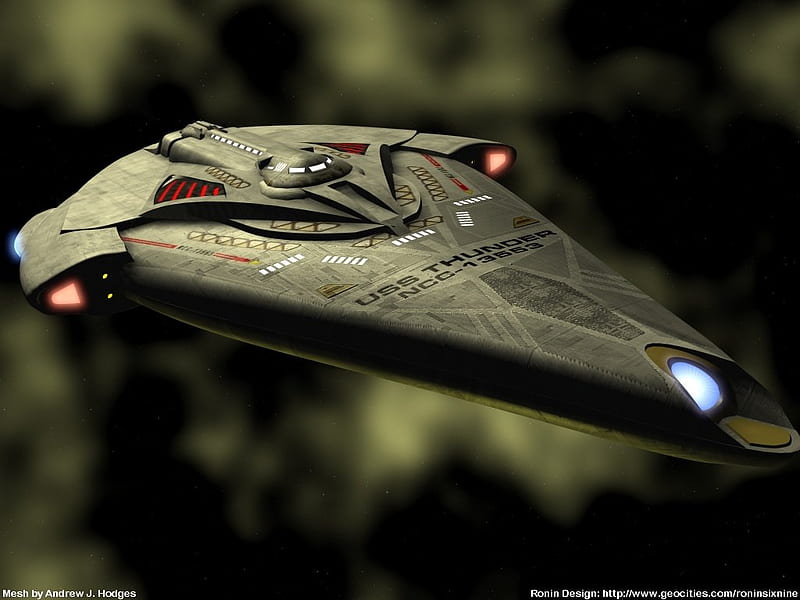 uss thunder, aliens, scifi, star trek, starship, HD wallpaper uss thunder, aliens, scifi, star trek, starship, HD wallpaper