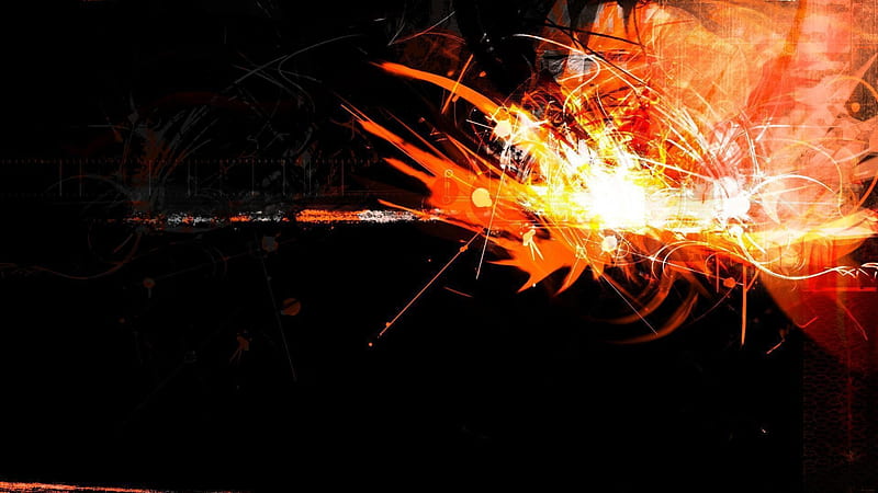 Blast OF A Realty, Black, Cant think of a fourth, Orange, Life, HD wallpaper