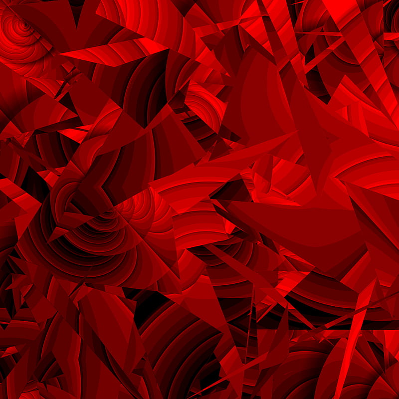 Red broken glass, crystal, background, abstract, rose, HD phone wallpaper |  Peakpx