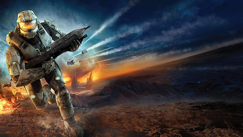 Upscaled 16 Halo Art In & . Older & New. Uncompressed In Comments : R Halo, HD wallpaper