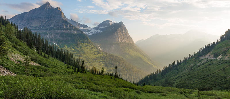 Mountains, Mountain, USA, Montana, HD wallpaper