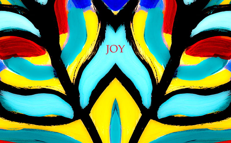 Joy Art Ultra, Artistic, Abstract, Colorful, desenho, Artwork, Painting, Symmetrical, HD wallpaper