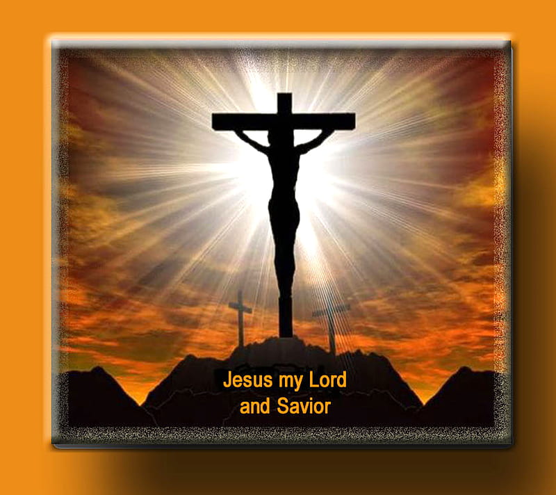 Jesus Lord Savior, cross, heaven, jesus, lord, love, savior, spiritual, HD wallpaper