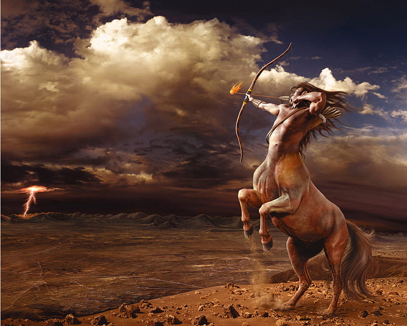 Centaur, man, mythical, horse, fantsy, animal, HD wallpaper