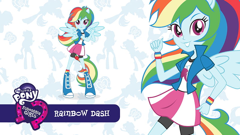 My Little Pony, My Little Pony: Equestria Girls, Girl, Rainbow Dash, HD wallpaper