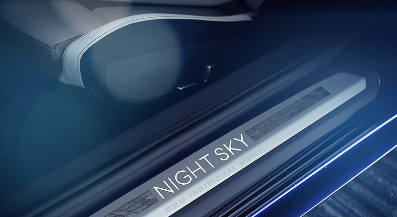 2019 BMW M850i Night Sky Individual - Door Sill , car, HD wallpaper