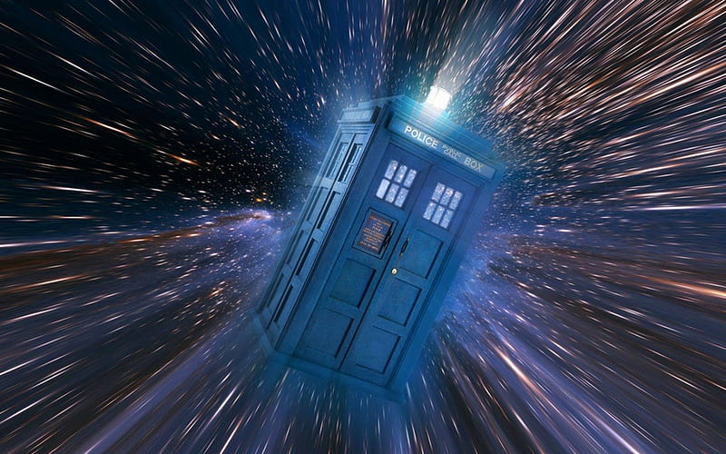 Dr. Who - Telephone Booth Warp, dr who, doctor who, warp, telephone booth, HD wallpaper