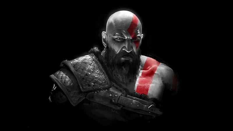 Kratos Darkness, kratos, god-of-war-4, god-of-war, games, ps-games,  artwork, HD wallpaper | Peakpx