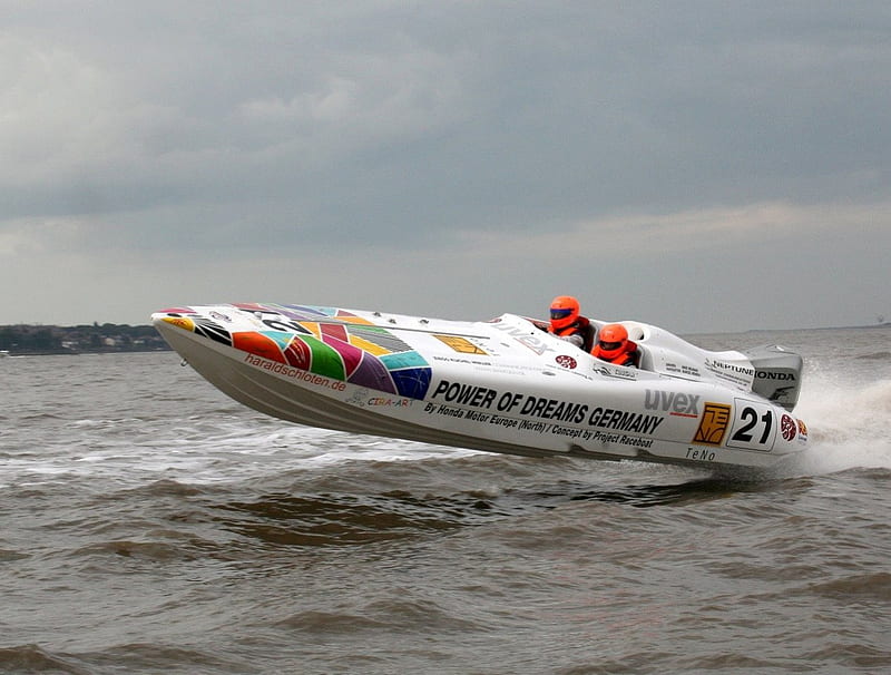 Power Boat Racing, race, thrill, boat, speed, HD wallpaper