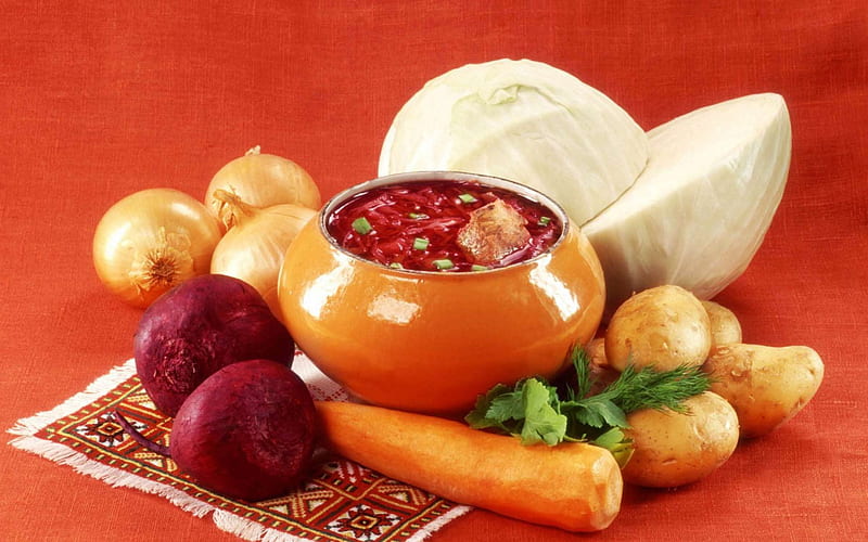 Soup, delicious, food, vegetables, HD wallpaper