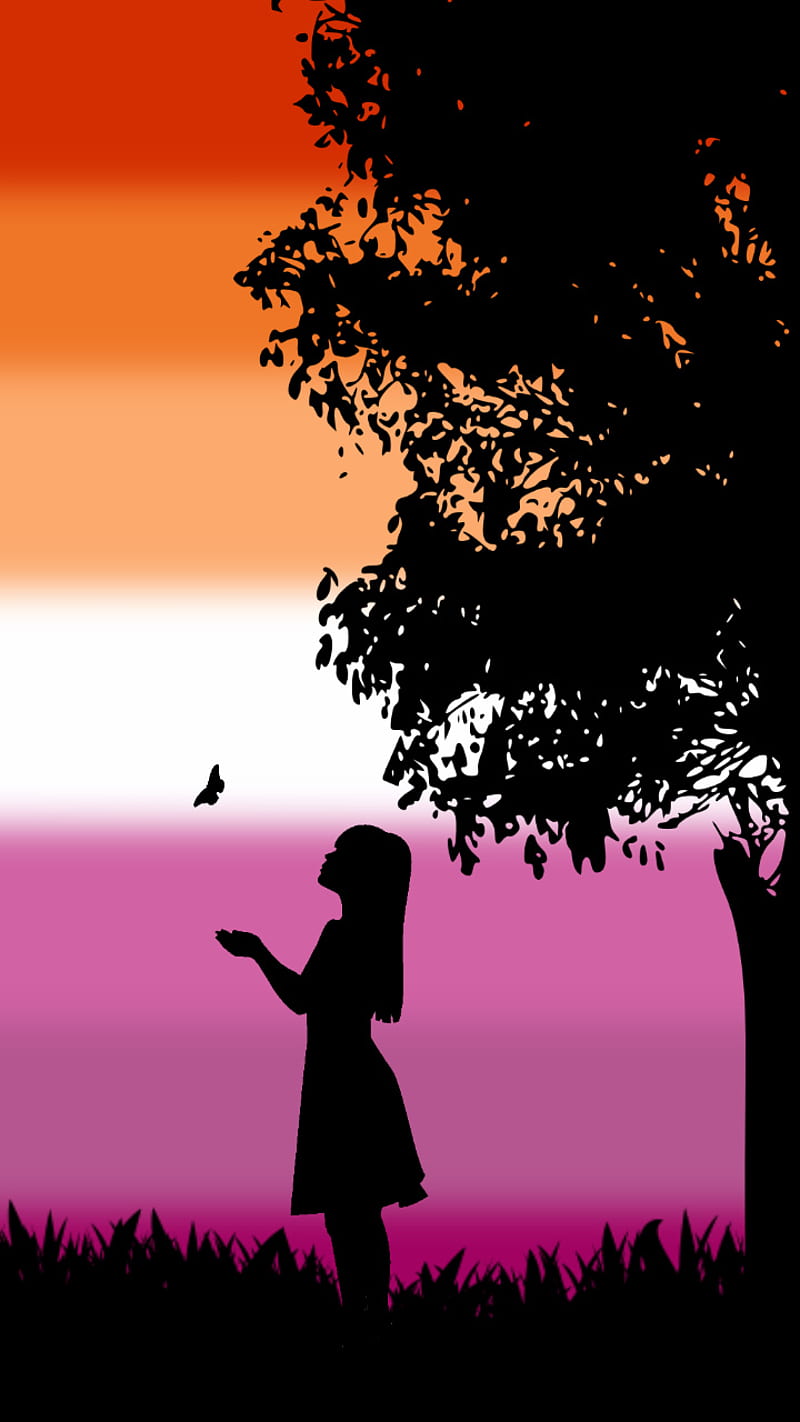 Hidden Lesbian flag, Pride, HD phone wallpaper