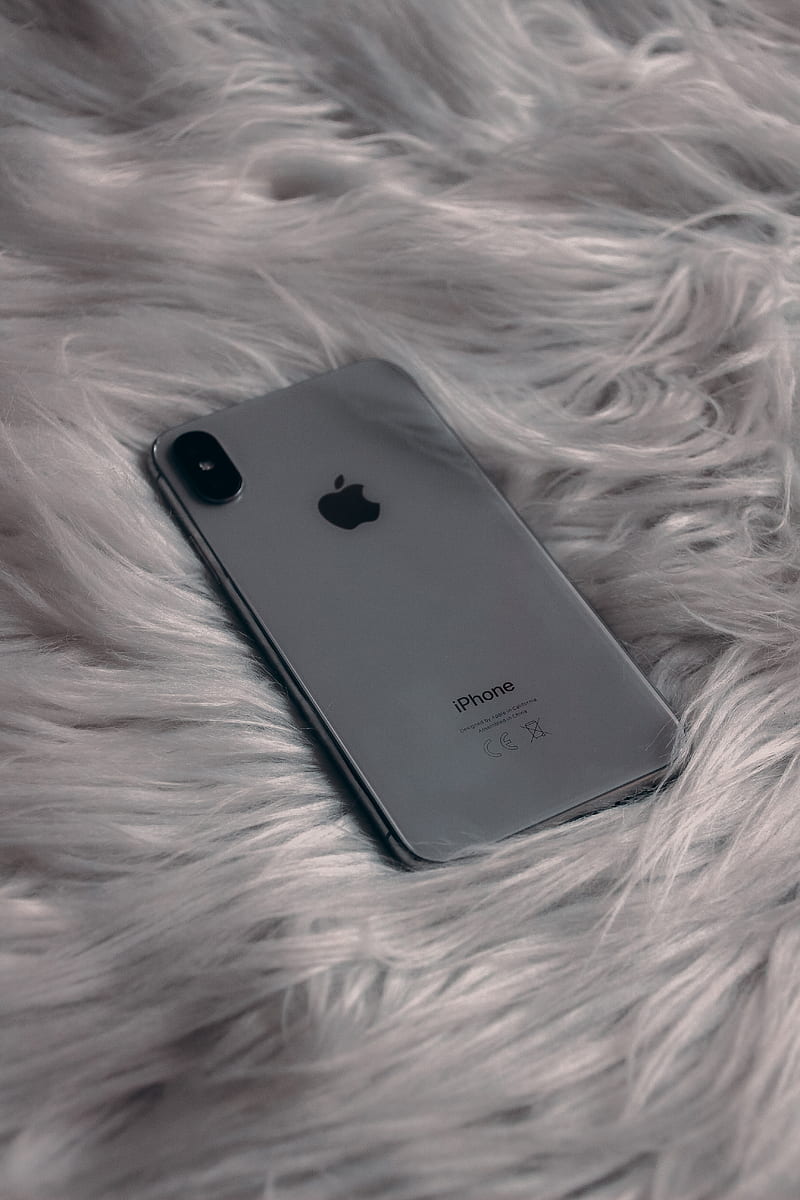Black iphone 7 plus on white textile, HD phone wallpaper | Peakpx