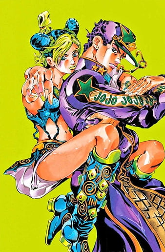 JJBA Jotaro Kujo and Star Platinum Phone Wallpaper by DalekWhoYT