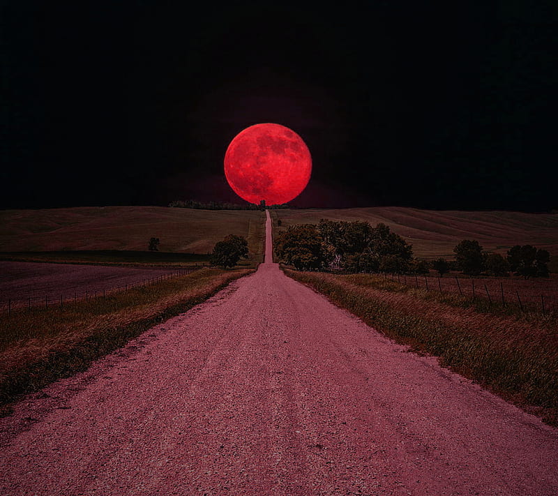 Road To Moon, HD wallpaper