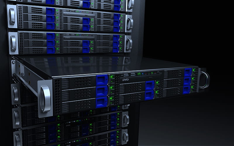 Server Rack & Stack, Server Rack, Data Room, Data Center, electronics, IT, Tech, Servers, HD wallpaper