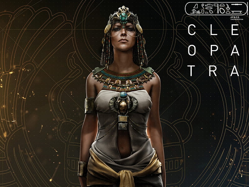 Cleopatra, origins, fantasy, girl, assassins creed, queen, game, HD wallpaper