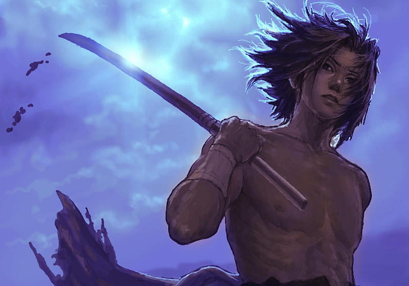 Sasuke Uchiha Chidori Blade HD wallpaper download