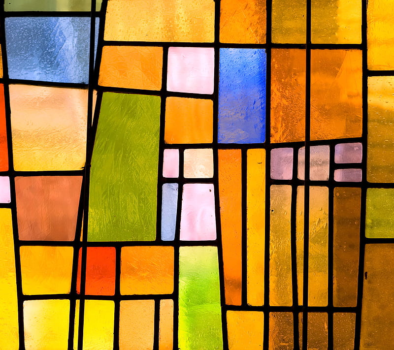 Stained Glass, colorful, mosaic, window, HD wallpaper