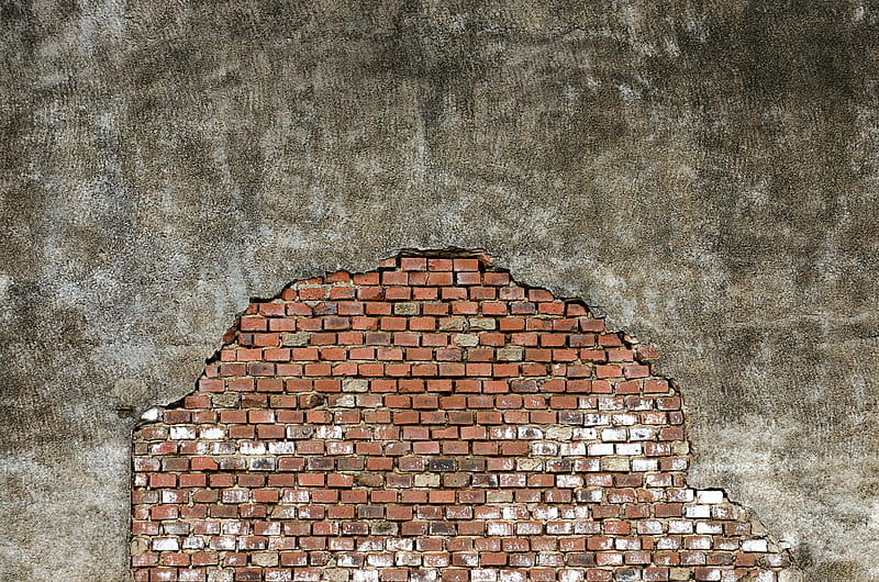 brick wall, bricks, wall, concrete, HD wallpaper