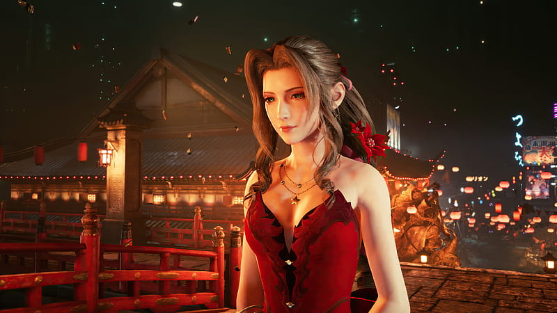 aerith gainsborough iPhone X Wallpapers Free Download