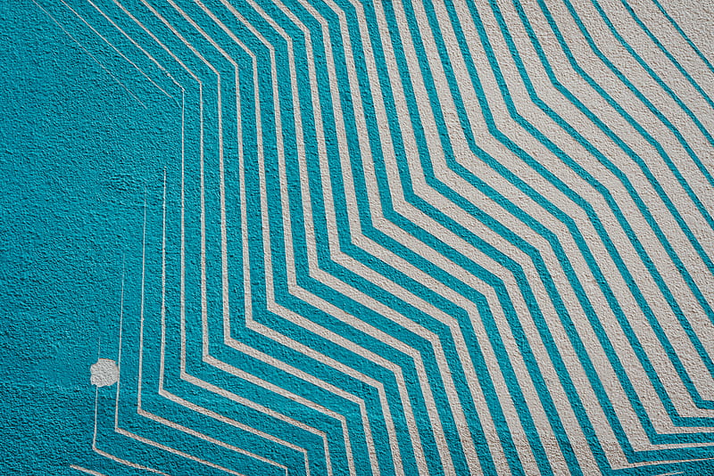 wall, strip, texture, pattern, white, blue, HD wallpaper