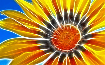 Palabras clave de fondo de pantalla: girasol fractal | Peakpx