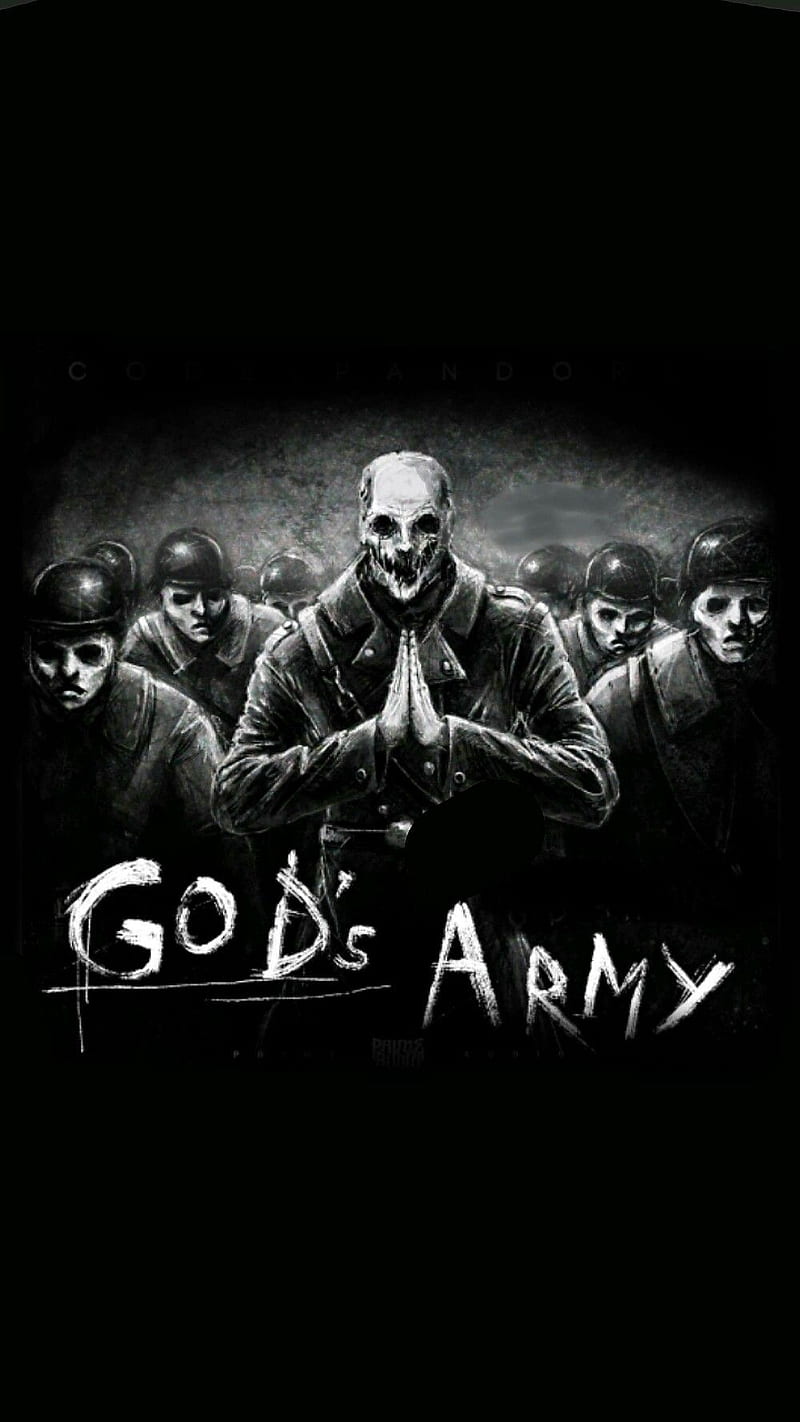 GODS ARMY, code pandorum, creepy, dark, deathstep, god lp, HD phone wallpaper