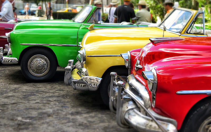 Havana, vintage cars Cuba, HD wallpaper | Peakpx