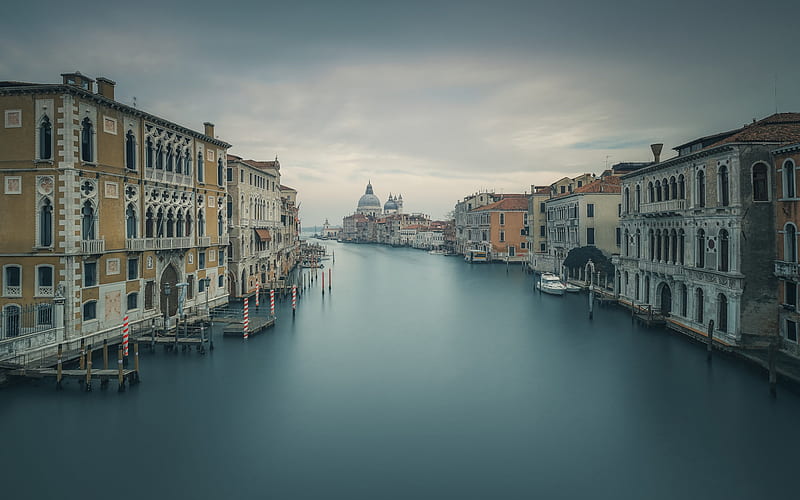 Venice, morning, Palace, sunrise, cityscape, beautiful buildings, landmark, Italy, HD wallpaper
