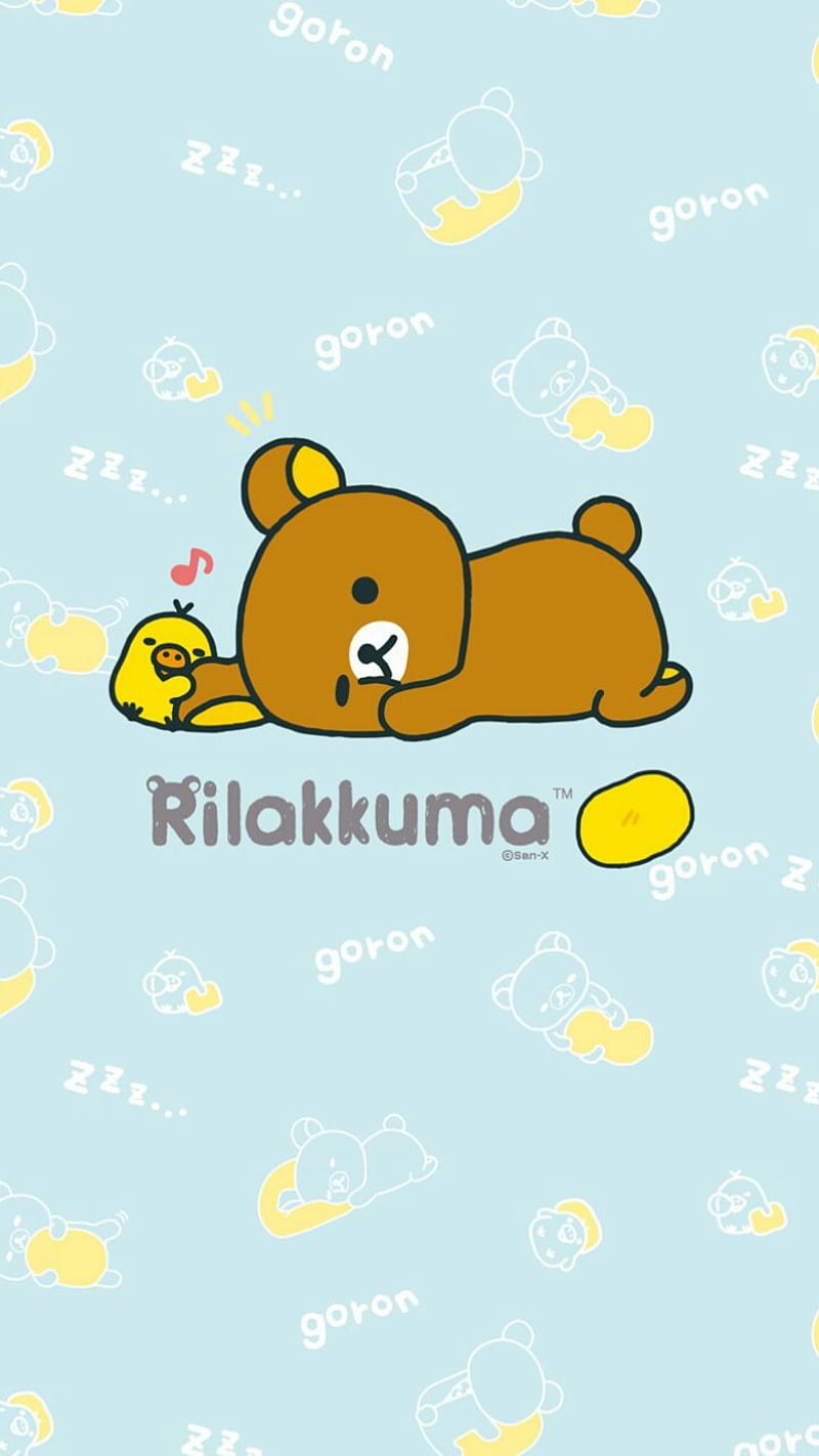 Rilakkuma, bear, cartoon, cute, HD phone wallpaper