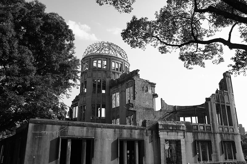 Atomic Bomb Dome in Hiroshima, a-bomb, a-bomb dome, world war, dome, memorial, atom bomb, japan, hiroshima, nippon, 2nd world war, atomic bomb dome, HD wallpaper