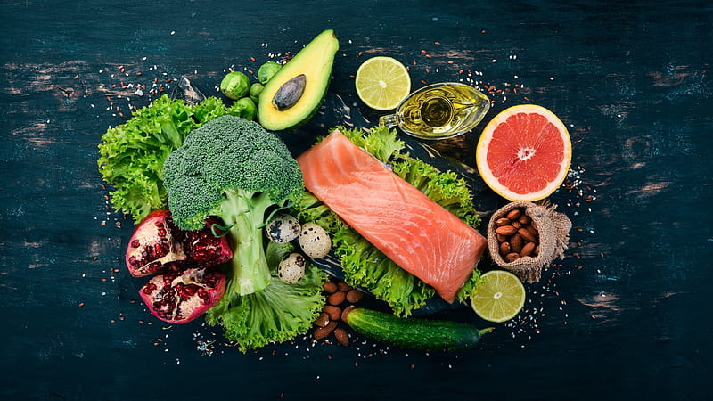 Healthy Foods, vegetables, food, healthy, fruits, HD wallpaper