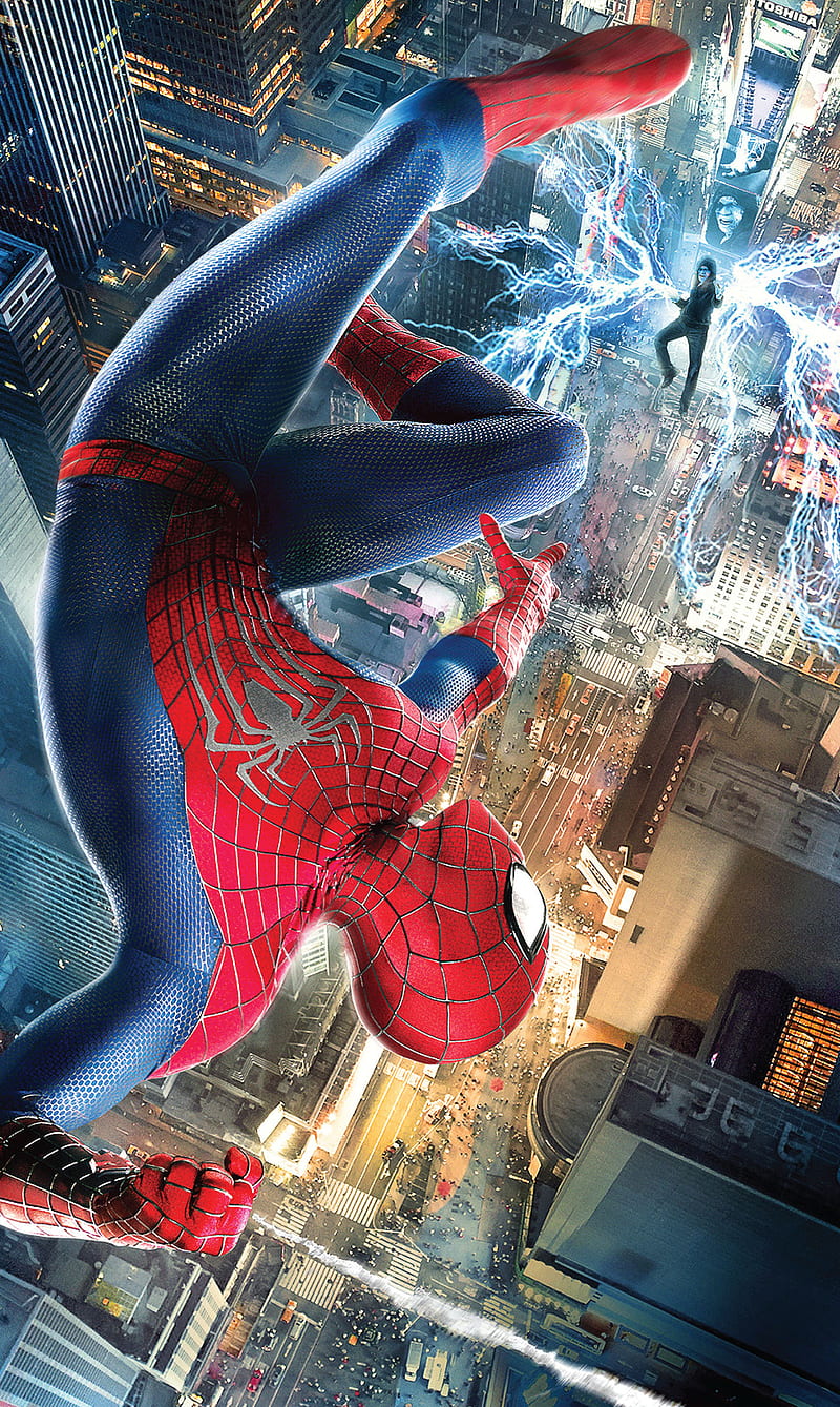 Spider-Man 2, amazing, art, avengers, fantasy, marvel, spider-man, spiderman, guerra, HD phone wallpaper