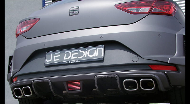 2014 JE DESIGN SEAT Leon Cupra 5F Wide Body - Exhaust , car, HD wallpaper