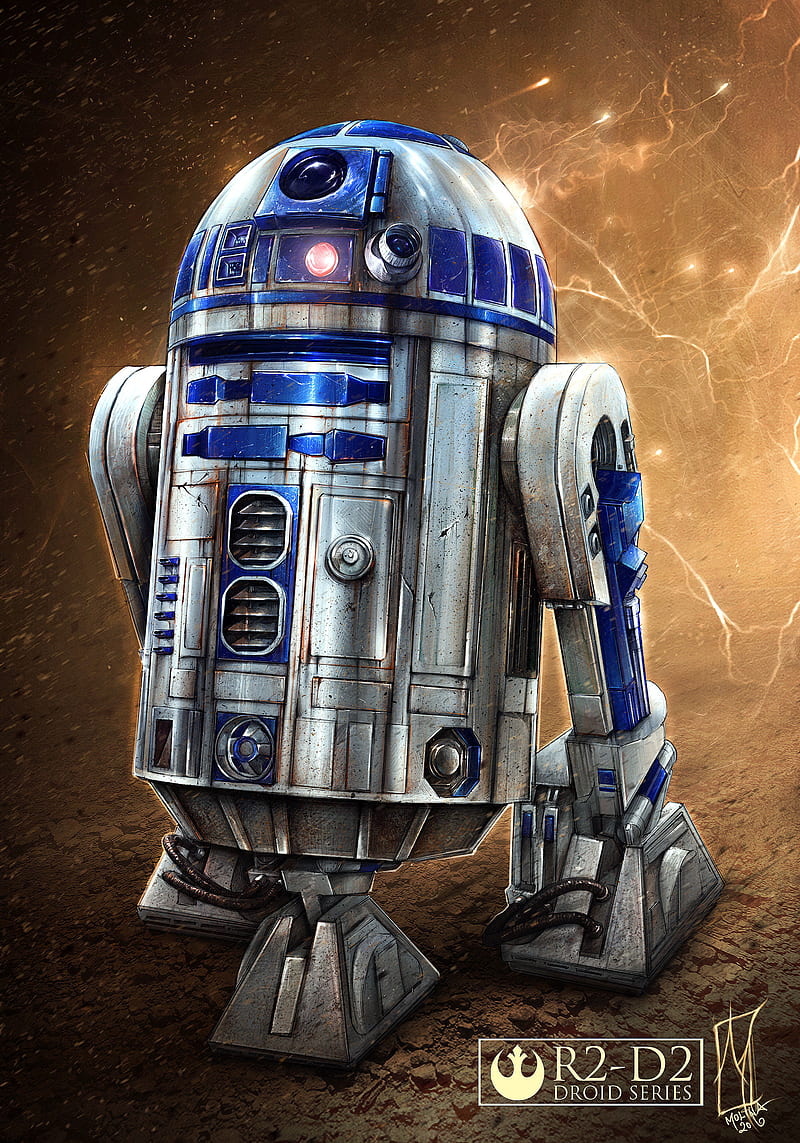 R2 D2 Star Wars Neon R2 R2d2 Hd Phone Wallpaper Peakpx