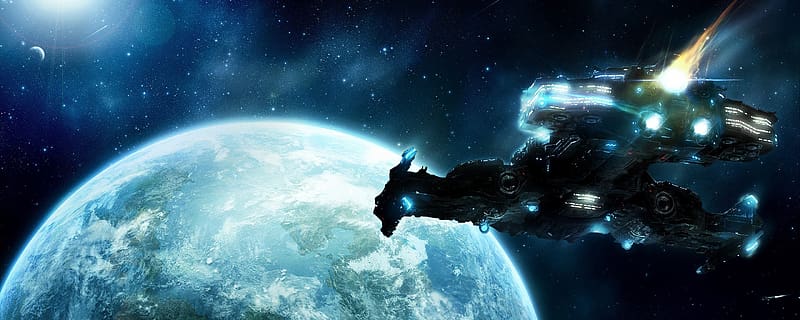 Starcraft, Space, Planet, Sci Fi, Spaceship, Video Game, HD wallpaper ...