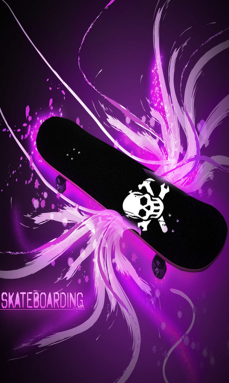 Ride the board, art, skateboard, skateboarding, skeleton, skull, sport,  esports, HD phone wallpaper | Peakpx