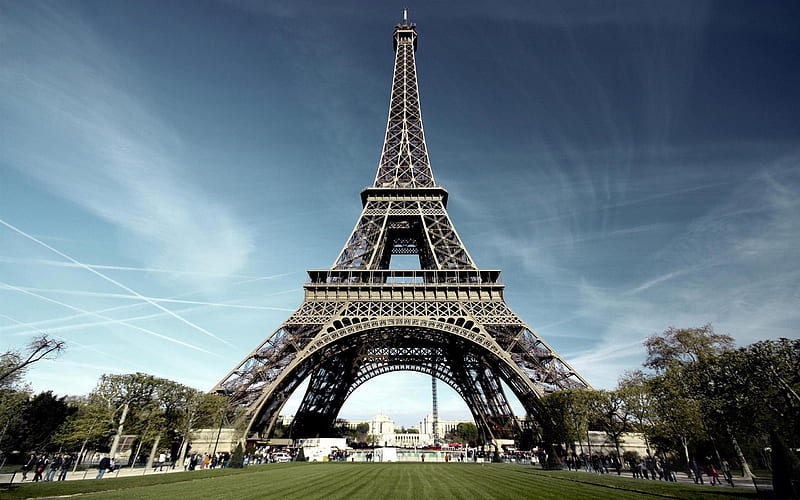 Eiffel Tower, Paris, Champs Elysees, France, HD wallpaper