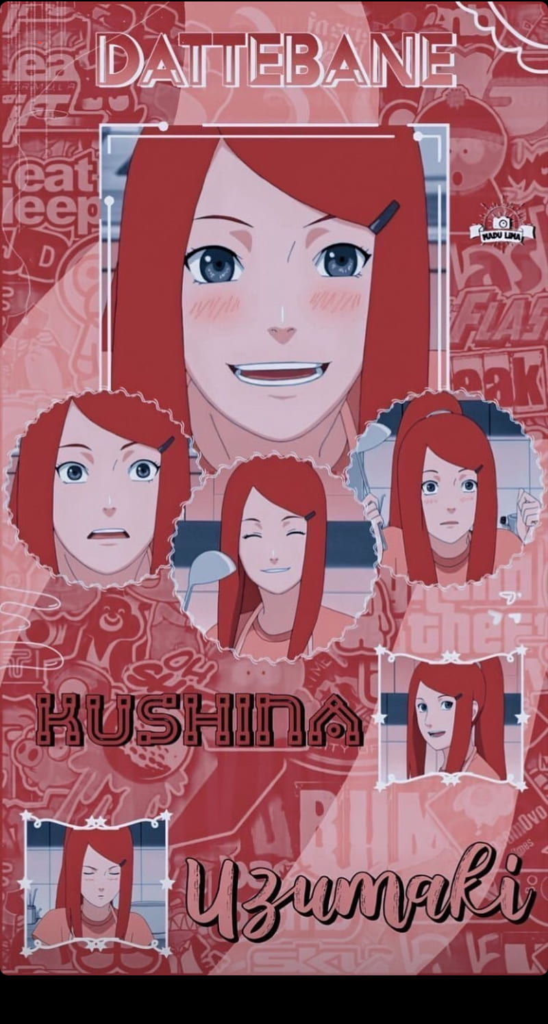 Kushina Uzumaki uwu, diosa, happy, maravilla, mom, HD phone wallpaper