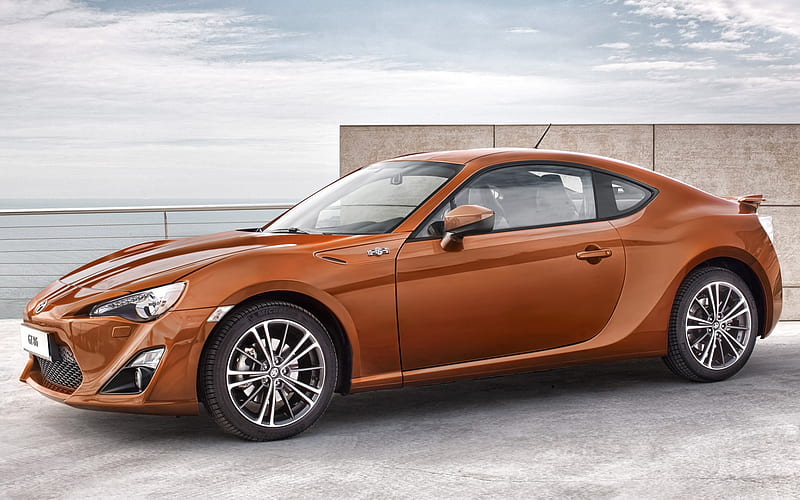 Toyota GT86, 2017, sports coupe, bronze GT86, Japanese cars, Toyota, HD wallpaper