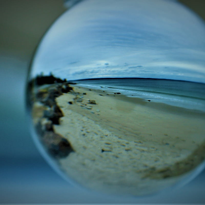 Crystal Ball Beach, crystal ball, HD phone wallpaper