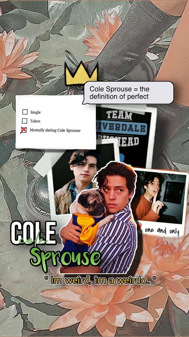Cole Sprouse, aesthetic, bughead, colesprouse, cute, jugheadjones, moony, pastel, pretty, riverdale, HD phone wallpaper
