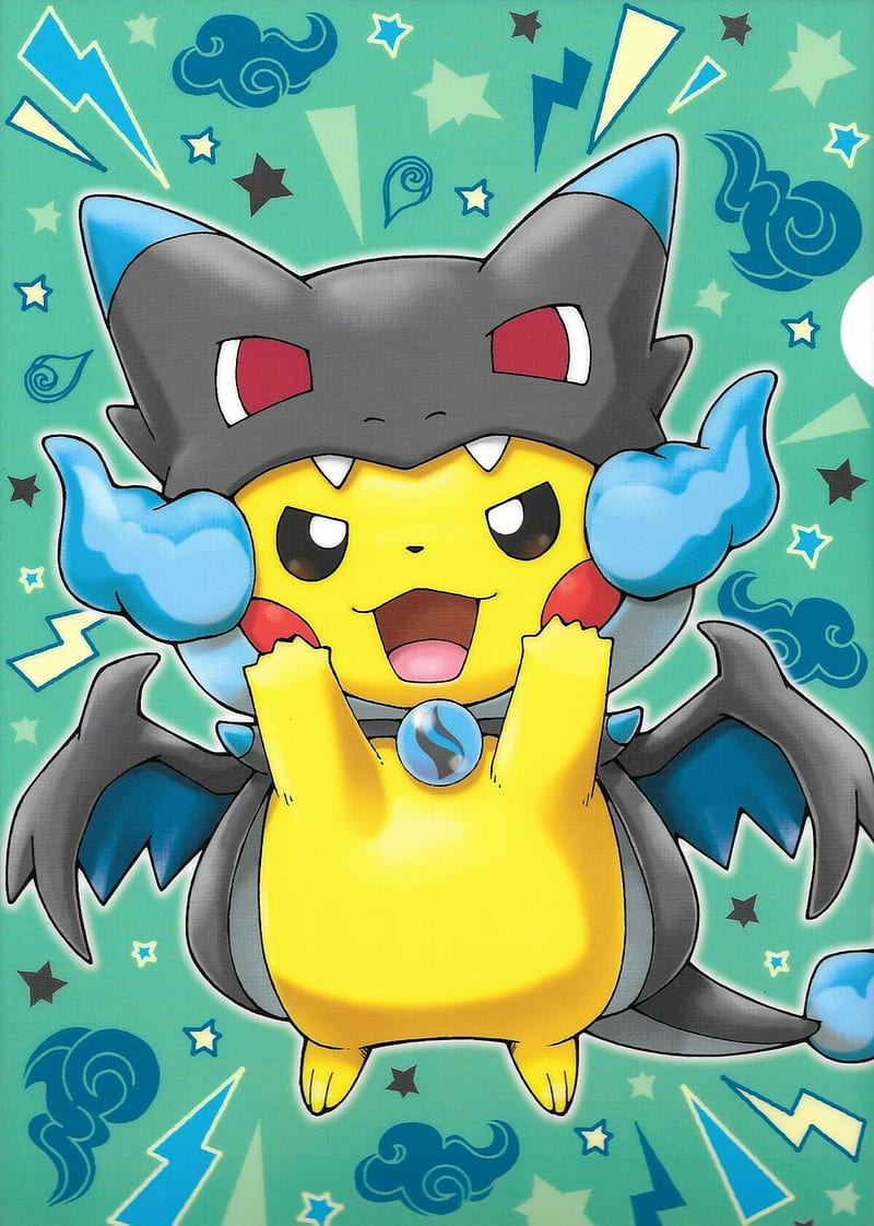 Cute Pikachu, anime, pokemon, pokemonart, pokemongo, HD phone wallpaper