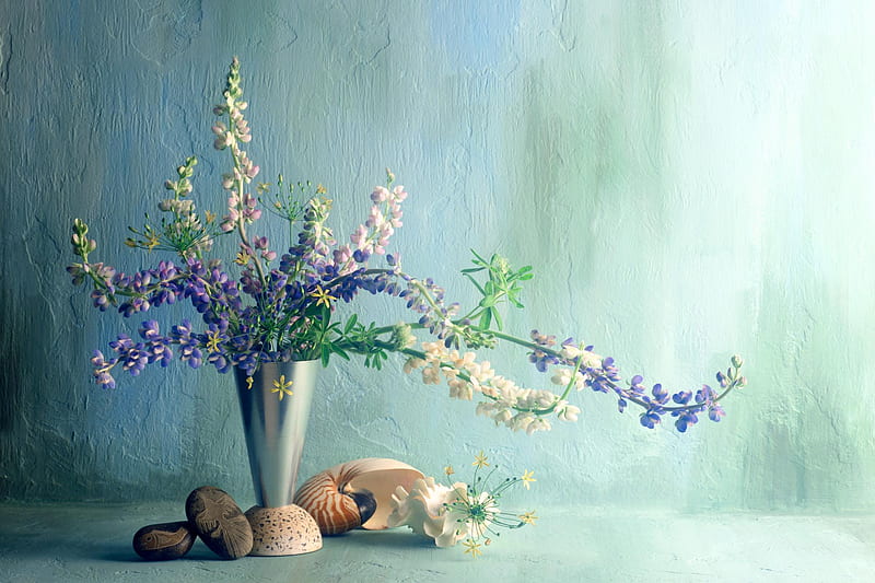 Mystical Flower Arrangement, mystical, flower, arrangement, bonito, HD wallpaper