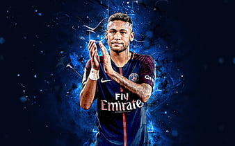 Neymar Jr creative art, Paris Saint-Germain, PSG, Brazilian soccer ...