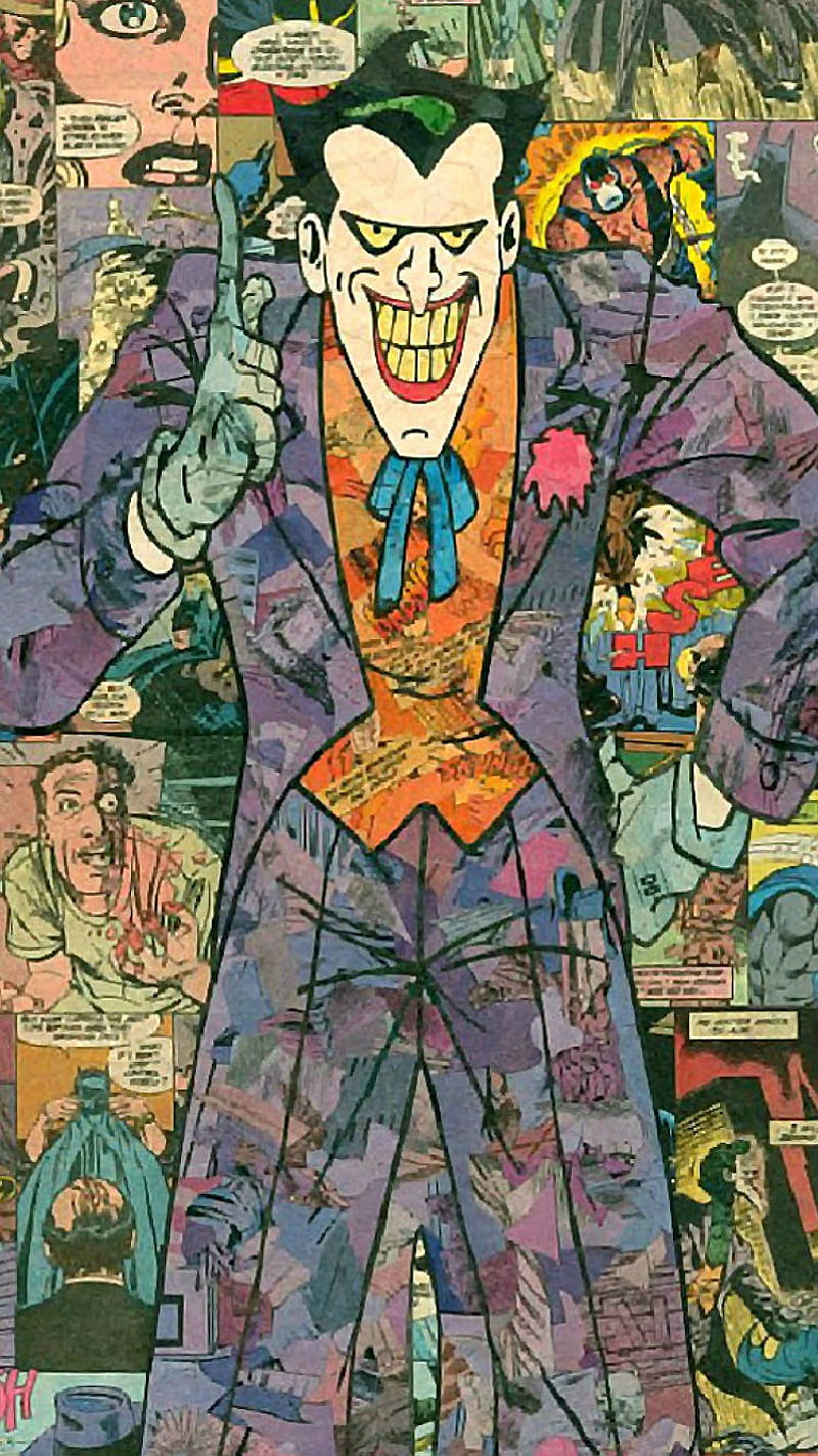 The Joker, batman, comic, comics, dc, haha, joker, marvel, quinn, smile, villain, HD phone wallpaper