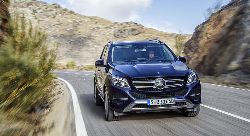 2016 Mercedes-Benz GLE-Class GLE 250 d (Cavansite Blue Metallic) - Front , car, HD wallpaper