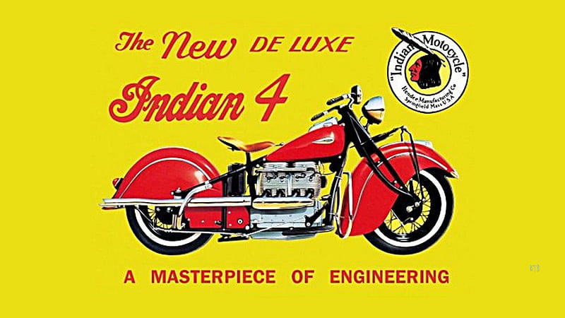 Indian 4 deluxe sign, Vintage Indian Motorcycle advertising, Indian Motorcycle logo, Indian advertising, Indian Motorcycle , Indian Motorcycles, Indian Motorcycle Background, Indian Motorcycle Background, HD wallpaper